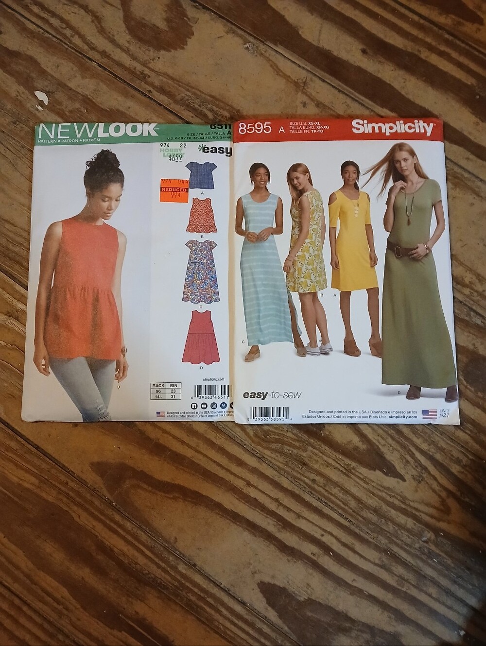 Easy-to-sew Simplicity Patterns